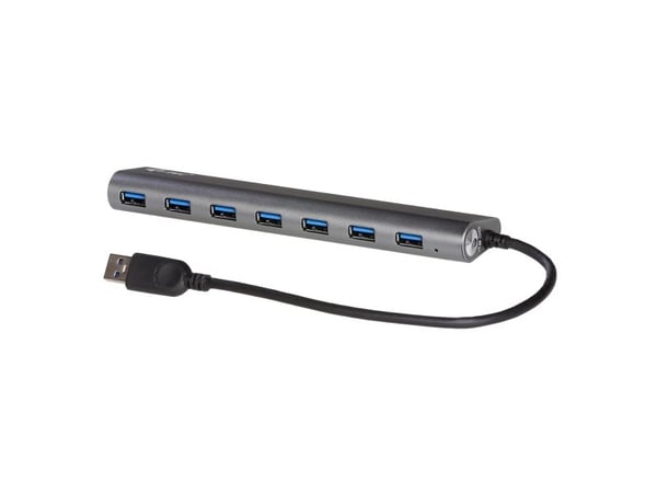 i-Tec USB 3.0 Metal Charging HUB - Hub - 7 x SuperSpeed USB 3.0 - stasjonær