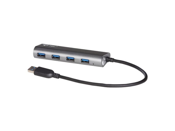 i-Tec USB 3.0 Metal Charging HUB - Hub - 4 x SuperSpeed USB 3.0 - stasjonær