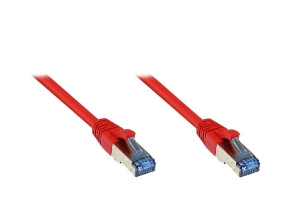 Good Connections Patchkabel Cat. 6a S/FTP, PiMF halogenfrei 500MHz rot 3m