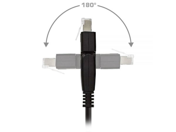 InLine 4043718235254, 1 m, Cat6a, S/FTP (S-STP), RJ-45, RJ-45