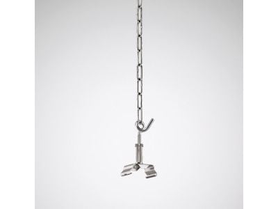 Trilux 6188900, Montering Sett, Tak, Rustfritt stål, CE, 95 mm, 55 mm