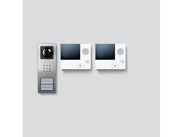 Siedle SET CVB 850-2 E/W, 8,89 cm (3,5"), TFT, rustfritt stål, hvit, innendørs og utendørs, 756 x 504 piksler, CMOS