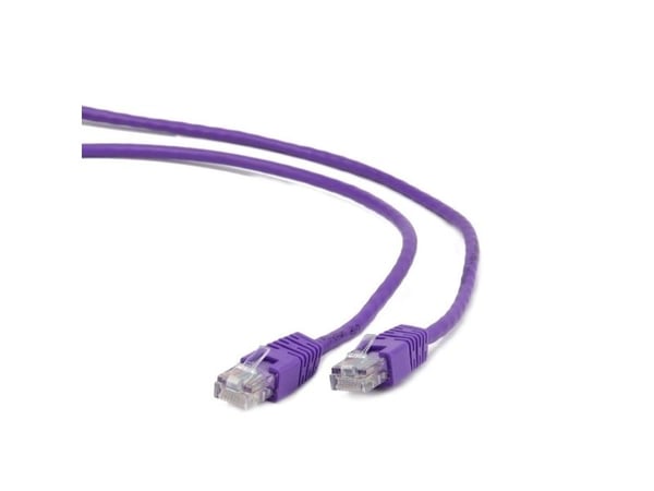 Gembird - Koblingskabel - RJ-45 (hann) til RJ-45 (hann) - UTP - CAT 5e - formstøpt - purpur