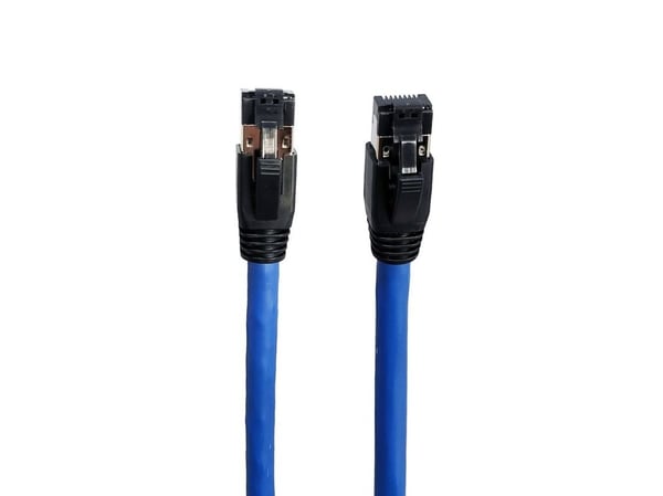 Microconnect MC-SFTP8005B, 0,5 m, Cat8.1, S/FTP (S-STP), RJ-45, RJ-45, Sininen