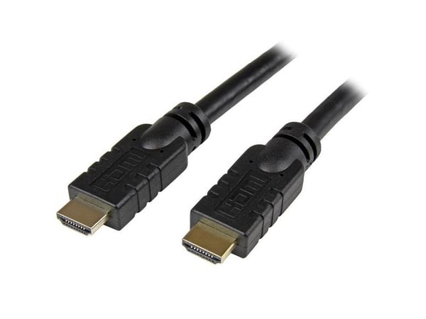 Startech 30m 100 ft High Speed HDMI Cable M/M - Active - 26AWG - CL2 rated In-wall Installation - Ultra HD 4k x 2k - Active HDMI Cable (HDMM30MA) -...