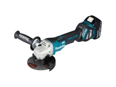 Makita DGA515RTJ - Vinkelsliper - trådløs - 125 mm - 2 batterier, inkludert lader - 18 V