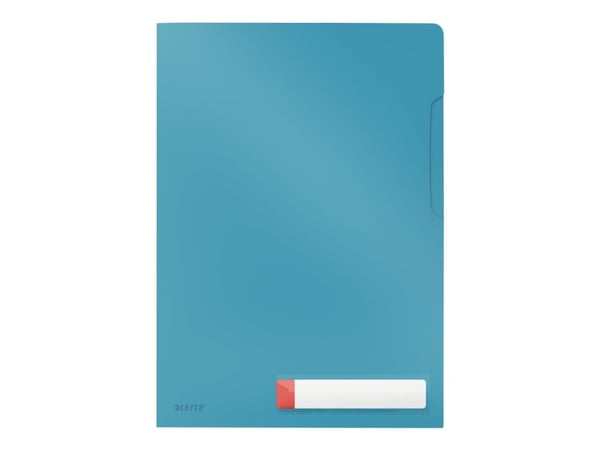 Leitz Cosy Privacy - L-formet mappe - for A4 (210 x 297 mm) - kapasitet: 40 ark - rolig blått