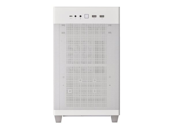 ASUS Prime AP201 - Litet torn - micro ATX - ingen strömförsörjning - vit - USB/ljud