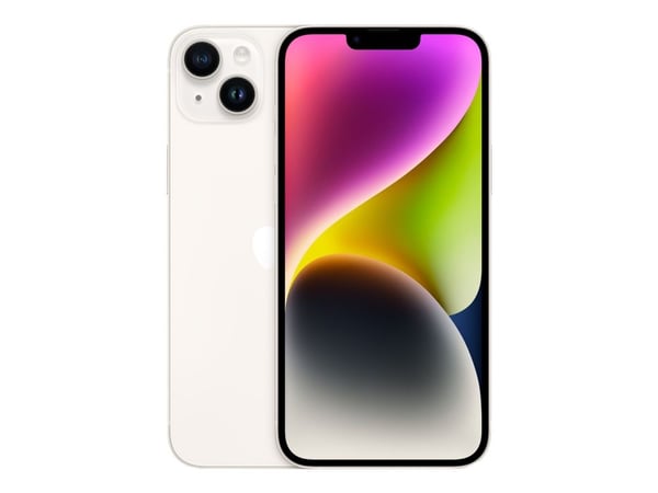 Apple iPhone 14 Plus - 5G smartphone - dobbelt-SIM / Internminne 512 GB - OLED-display - 6.7" - 2778 x 1284 piksler - 2x bakkameraer 12 MP, 12 MP -...