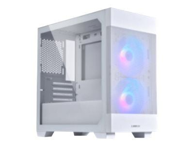 Lian Li Lancool 205 - Tower - ATX - sidepanel med vindu (herdet glass) - ingen strømforsyning - hvit - USB/lyd