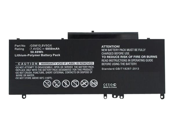 CoreParts - Akut ja paristot tietokoneelle (saatavana: Dell 6MT4T) - Litium-polymeeri - 4-soluinen - 5800 mAh - 46 Wh - lajitelma - Dell Latitude E...