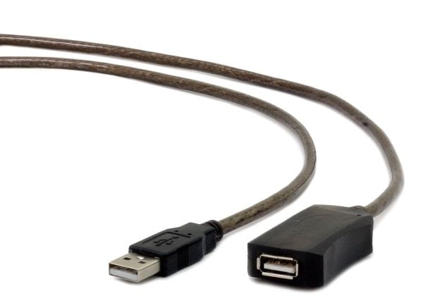 Cablexpert - USB-forlengelseskabel - USB (hann) til USB (hunn) - USB 2.0 - 5 m - svart
