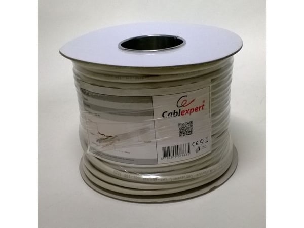 Gembird - Irtokaapeli - 100 m - UTP - CAT 6 - kiinteä - harmaa - harmaa