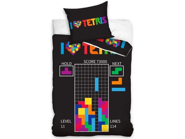 Tetris Gamer vuodevaatteet - 100 prosenttia puuvillaa Tetris Gamer vuodevaatteet - 100 prosenttia puuvillaa