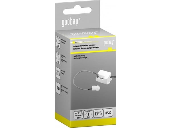Goobay 96006, Tak, Innendørs, Hvit, IP20, 2000 lx, 10 - 420 s