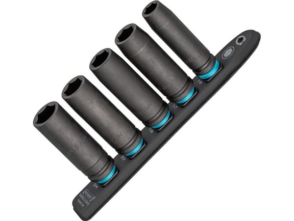 Hazet 900SLG-SR/5 toppnøkkelsett utvendig sekskant 5 deler 1/2 (12,5 mm)