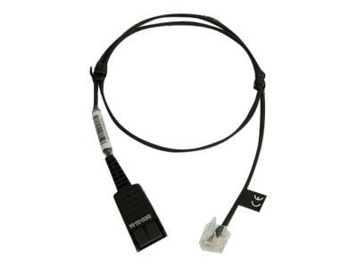 Jabra 8800-00-94, Kaapeli, Läpinäkyvä, musta