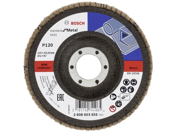 Bosch skiva/liste X431WYG 115x22.23 mm G120