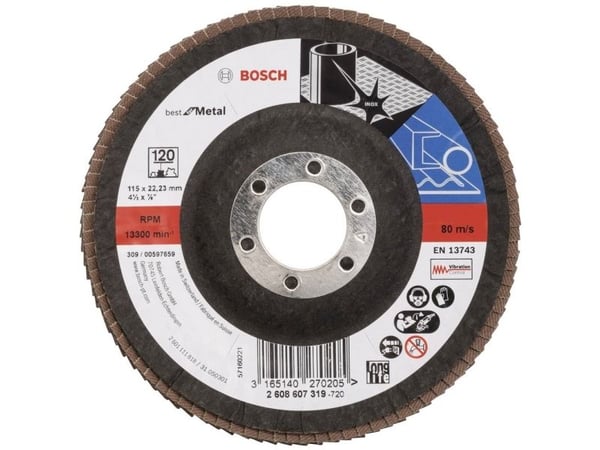 BOSCH SCIER.LIST.TOP 115 P120 bøyd ...