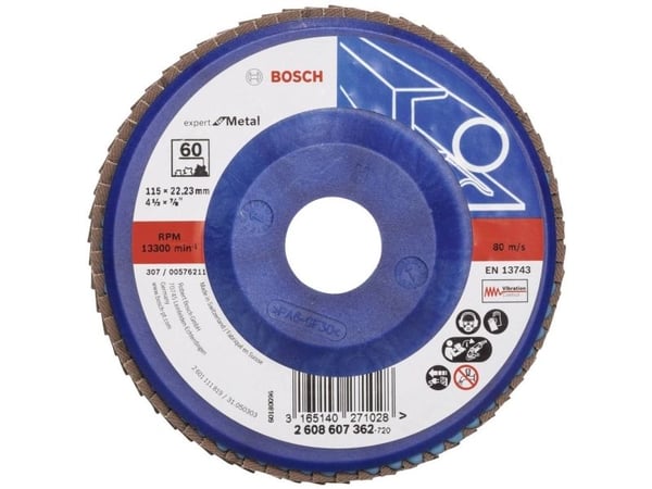 Bosch Expert for Metal X551 - Klaffplate - grovkorn: 40 - 115 mm