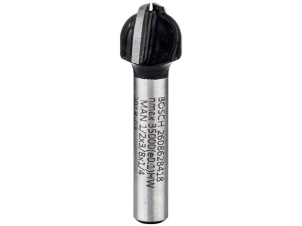 Bosch Accessories 2608628418 hul kilefres hardmetall rund bue lengde 40 mm mål Ø 12,7 mm arbeidslengde 9,20 mm skaftdiameter 6,35 mm 1 stk