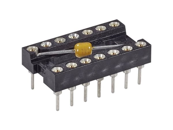 MPE-Garry 001-3-016-3-B1STF-XT0, Pin-kontakt, Svart, Metallisk, Kopper, 260 °C, Rett, Hunkjønn