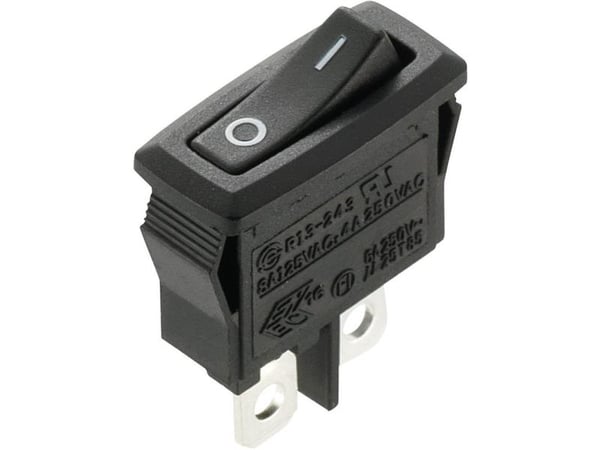 TRU COMPONENTS 1588060 vippkontakt TC-R13-243A-02 250 V AC 4 A 1x Av/På klickfunktion 1 st
