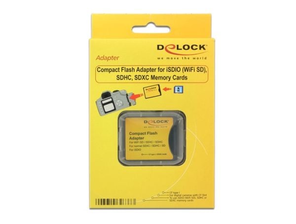 Delock - Kortadapter (SD, SDHC, SDXC) - CompactFlash
