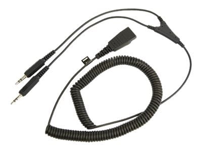 Jabra - Hodetelefonkabel - minijakk hann til Quick Disconnect hann Jabra - Hodetelefonkabel - minijakk hann til Quick Disconnect hann