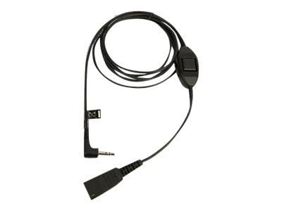 Jabra - Hodetelefonkabel - Quick Disconnect hann til mini-phone stereo 3.5 mm hann - for Alcatel 8 Series IPTouch 4038, 4068