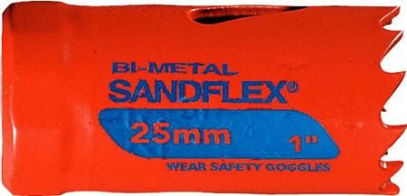 Bahco 3830-25-VIP, Enkelt, Bor, Metall, Plast, Rustfritt stål, Stål, Tre, Oransje, Koboltstål, Bimetall