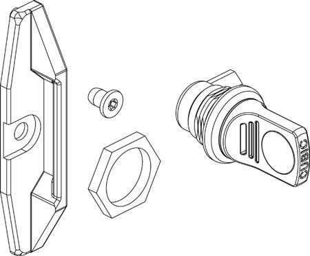 CUBIC-sormikammiokompletti 1-1,5-7-9 moduulin kiinnittämiseen