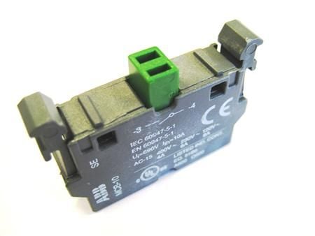ABB MCB-10, Harmaa, MP1 MP2 MP3 MP4 MPD1 MPD2 MPD3 MPD4 MPD5 MPD11 MPD12 MPD13 MPD14 MPD15 MPD16 MPM1 MPM2 KP6 MPET3..., IP20, 10 mm, 28 mm, 44 mm