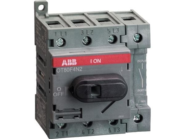 ABB OT63F4N2, Lastbrytare, 4P, Kabel, Grå, IP20, 1,5 - 35 mm ²