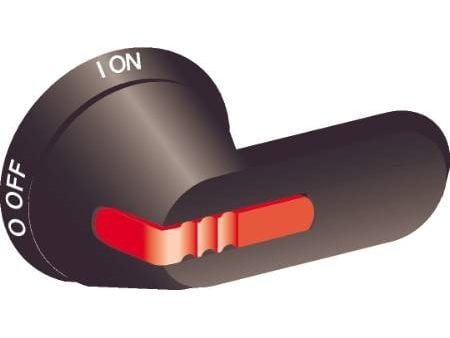 ABB OHB65J6, Handtag, Svart, IP65, 98 mm, 66 mm, 45 mm