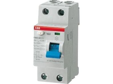 ABB F 202A-25/0,03, Vikavirtasuoja, Tyyppi A, 230 - 400 V