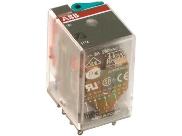 ABB CR-M024DC4L, Gränssnittsrelä, Grå, 24 V, 6 A, IP40, CAN/CSA C22.2 No.14 IEC/EN 63000 IEC/EN 61810-1 UL 508