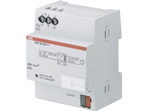 ABB SV/S 30.160.1.1, 85 - 265 V, 50/60 Hz, 30 V, AC-til-DC, 0,16 A, IP20