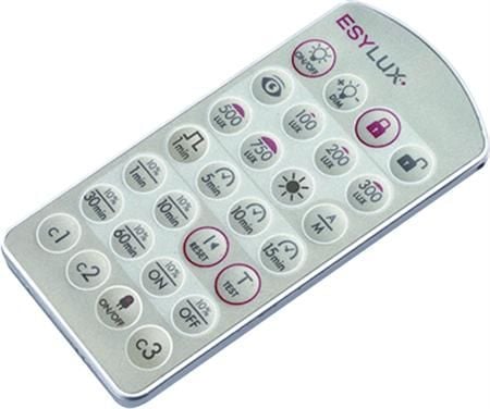 ESYLUX EM10425530, Trykknapper, Grønn, Metallisk, Sølv