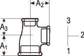 Tee S.1.1/2-1.1/2- 1 -