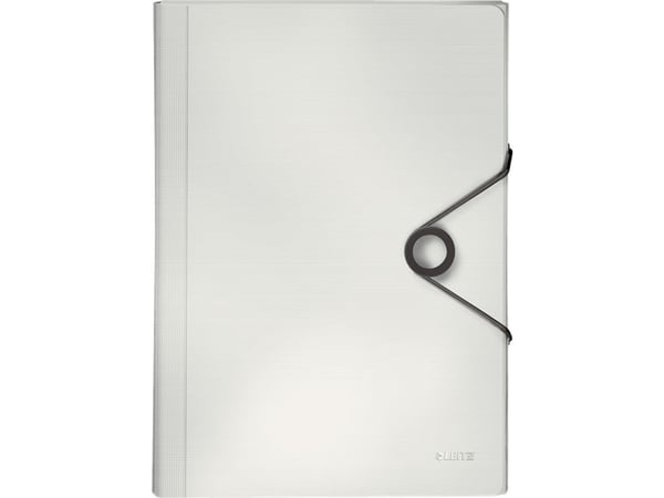 Leitz Solid - Utvidbar mappe - 6 rom - 6 deler - for A4 - kapasitet: 250 ark - med fliker - svart