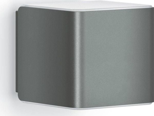 STEINEL L 840 LED iHF, Väggbelysning för utomhusbruk, Antracit, Vit, Plast, IP44, II, IK03