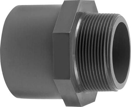 PVC overg.nippel 2 x 63mm - 721.910.711 +gf+