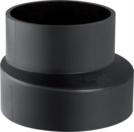 63 x 50 mm Reduksjon excentrisk sort PEH Geberit 63 x 50 mm Reduksjon excentrisk sort PEH Geberit