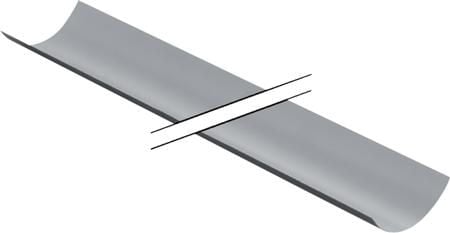 Geberit støtterende 56-3000mm - galv.-sortl. 363.850.001