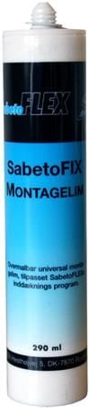 SabetoFLEX montagelim sort 290 ml