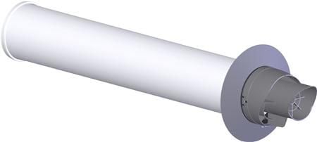 80/125 Metalbestos ConneXt vägggenomföring PP/Alu