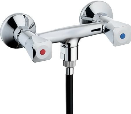 IDEAL STANDARD Børma Standard togrebs brusearmatur med 3/4" bruserafgang op/ned eksklusiv forskruninger og rosetter