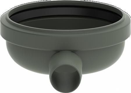 Unidrain 32 mm hjørneudløb uden vandlås og studs, vandret