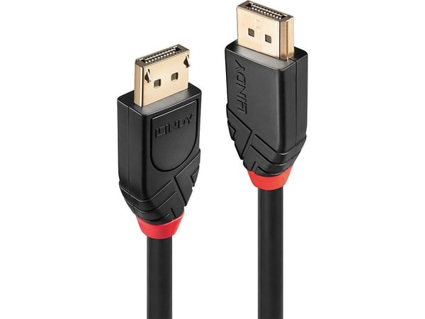 Lindy 41081, 20 m, DisplayPort, DisplayPort, Hankjønn, Hankjønn, 3840 x 2160 piksler